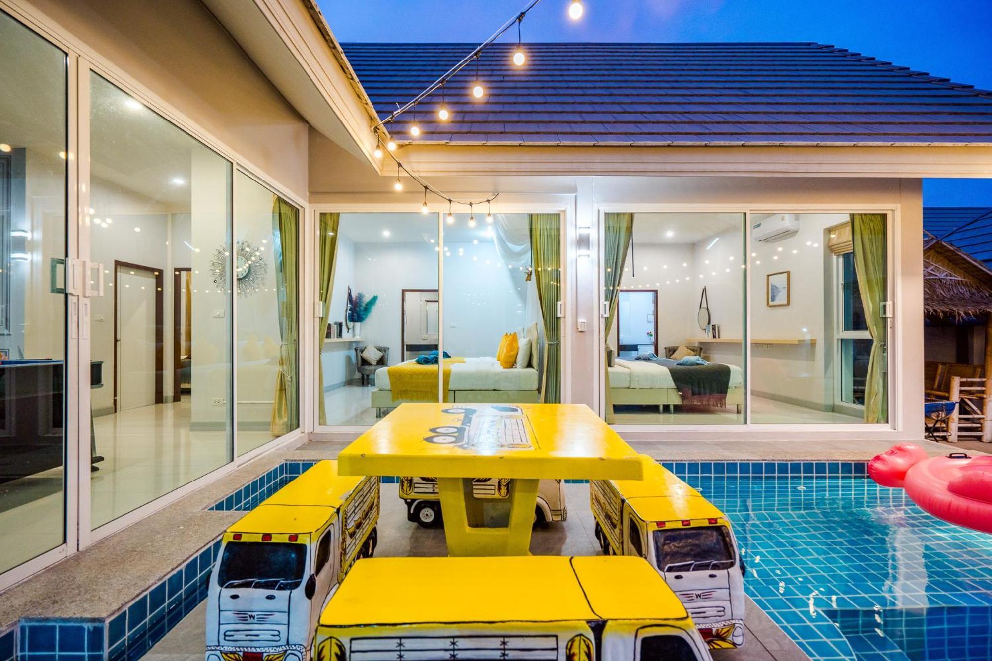 M4 Billion Pool Villa Cha-Am Ngoại thất bức ảnh